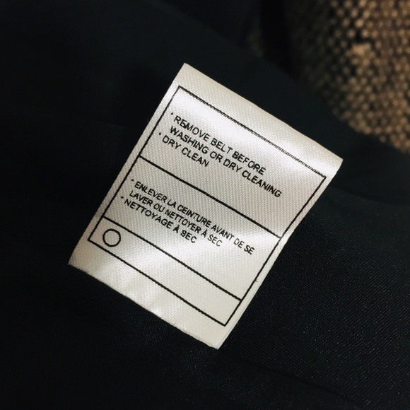 VTG BB Dakota Tweed Belted Blazer Jacket - Picture 7 of 8